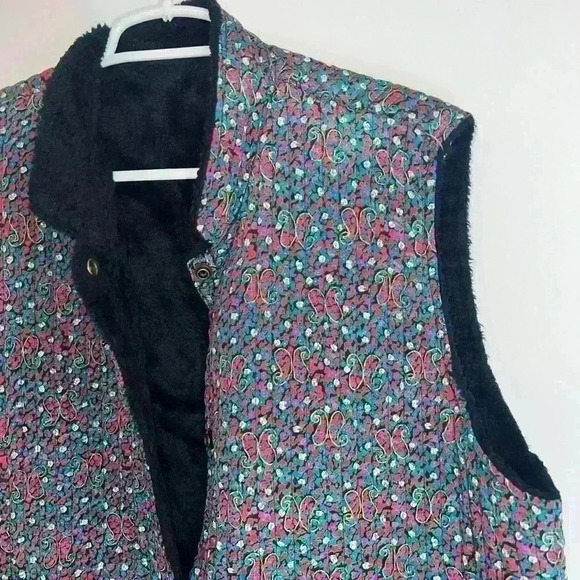 VINTAGE COLORFUL VEST - Picture 9 of 11